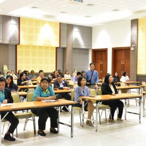 ประชุมพบปะบุคลากรสายวิชาการและสายสนับสนุนวิชาการ คณะมนุษยศาสตร์และสังคมศาสตร์